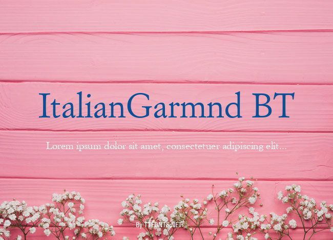 ItalianGarmnd BT example